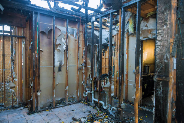 Professional Emergency Fire Cleanup technician working in Portland, IN